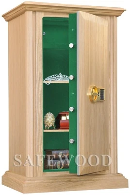 Сейф с отделкой деревом Safewood 112EL Flock Gold